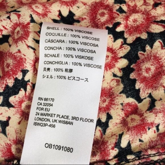 Free People Boho Laced Up Floral Mini Dress - Picture 10 of 10